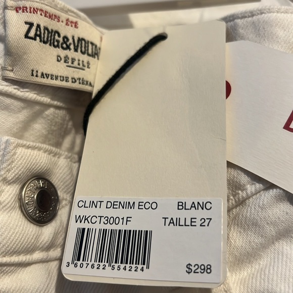 ZADIG & VOLTAIRE Clint Denim Eco Jeans - Picture 5 of 7